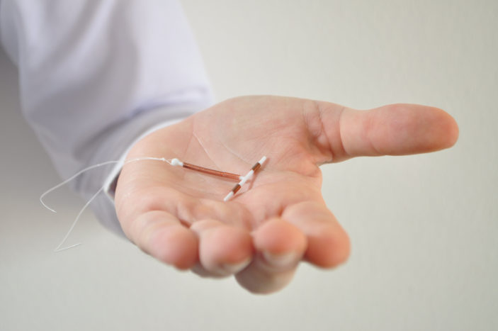 rasestuda, kasutades IUD-i