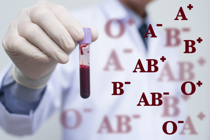 O-tüüpi veri, veregrupp B, veregrupi toitumine, veregrupp AB, veregrupp A