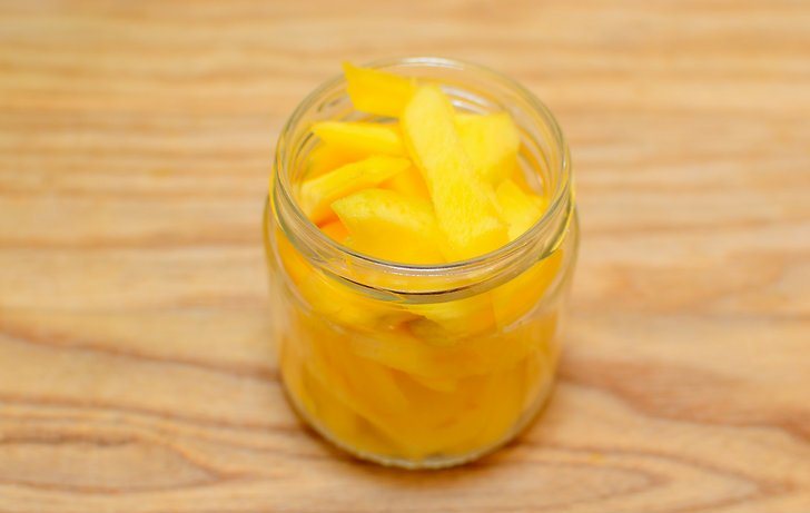 suhkrustatud mango