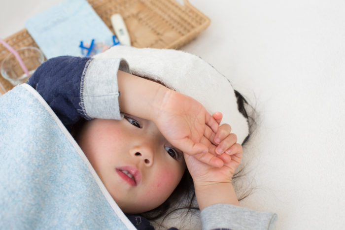 parvoviiruse tõttu palavikuga lapsed on